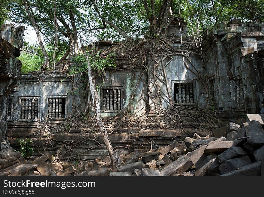 Beng Mealea is a relatively untouristized temple, about a 90 minute drive Northeast of Angkor Wat. The temple is one of the most fascinating, having been left in its unrestored state. Beng Mealea is a relatively untouristized temple, about a 90 minute drive Northeast of Angkor Wat. The temple is one of the most fascinating, having been left in its unrestored state.