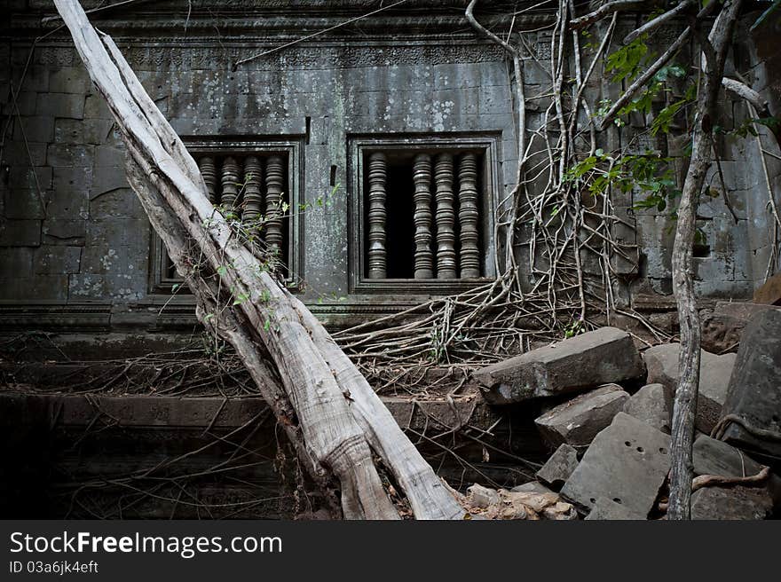 Beng Mealea is a relatively untouristized temple, about a 90 minute drive Northeast of Angkor Wat. The temple is one of the most fascinating, having been left in its unrestored state. Beng Mealea is a relatively untouristized temple, about a 90 minute drive Northeast of Angkor Wat. The temple is one of the most fascinating, having been left in its unrestored state.