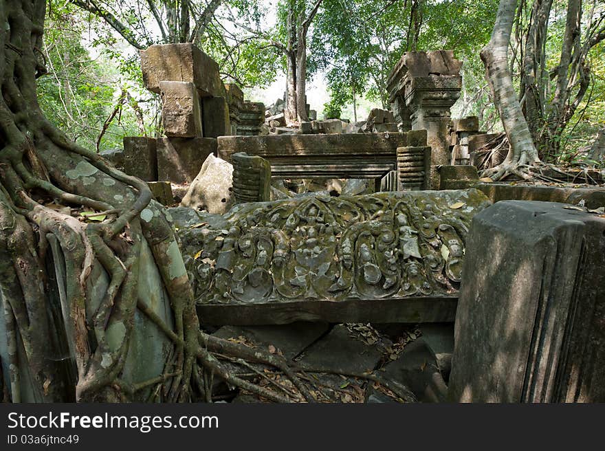 Beng Mealea Temple In Angkor