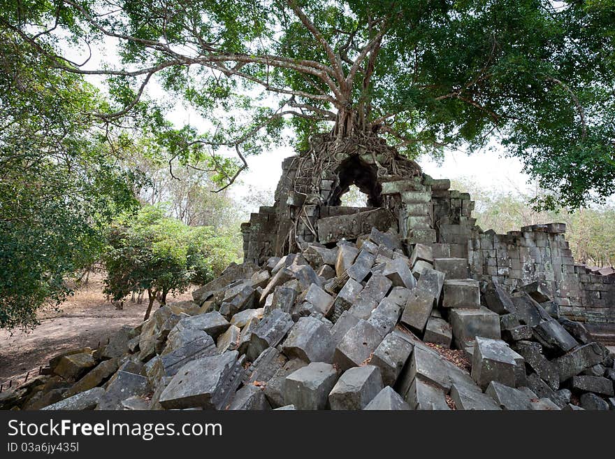 Beng Mealea is a relatively untouristized temple, about a 90 minute drive Northeast of Angkor Wat. The temple is one of the most fascinating, having been left in its unrestored state. Beng Mealea is a relatively untouristized temple, about a 90 minute drive Northeast of Angkor Wat. The temple is one of the most fascinating, having been left in its unrestored state.