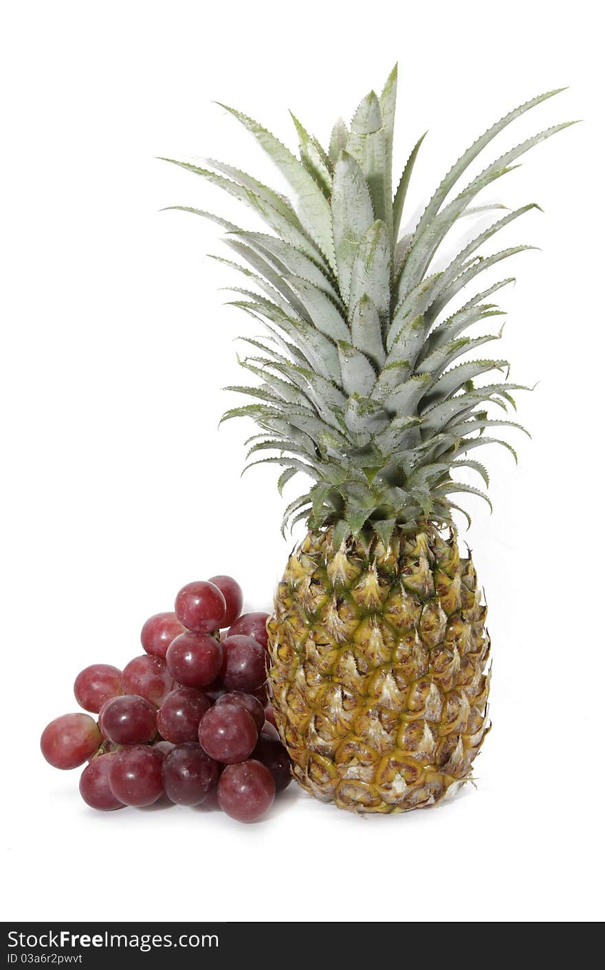 Pineapple and grape