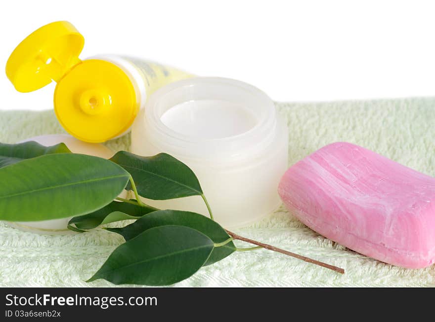 Objects for skin care and hygiene. Objects for skin care and hygiene