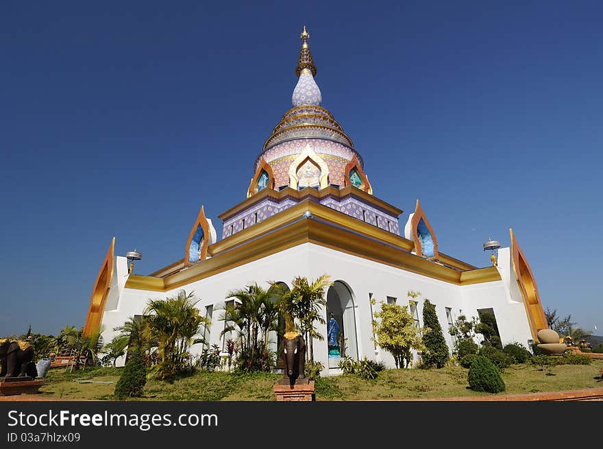 Wat Thaton is located in Fang District, Chiang Mai. Wat Thaton is located in Fang District, Chiang Mai