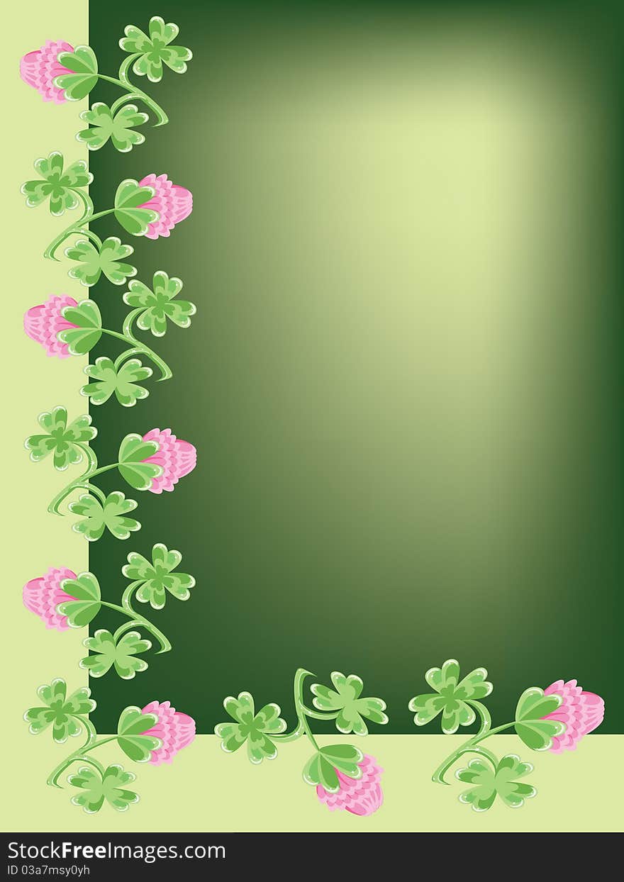 Background With Clover