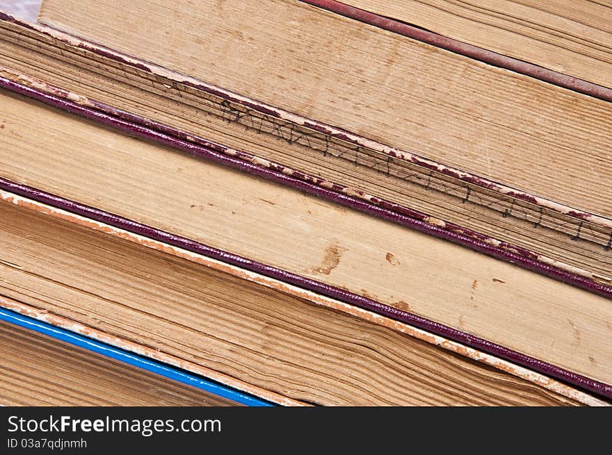 Texture of old books with natural grunge details. Texture of old books with natural grunge details