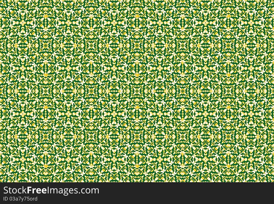 Beautiful background seamless, made in the style of Damascus, with a graphic pattern. EPS-format supplied.