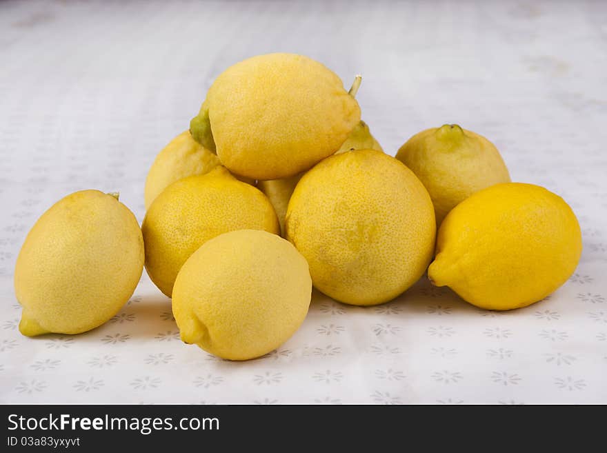 Yellow lemons