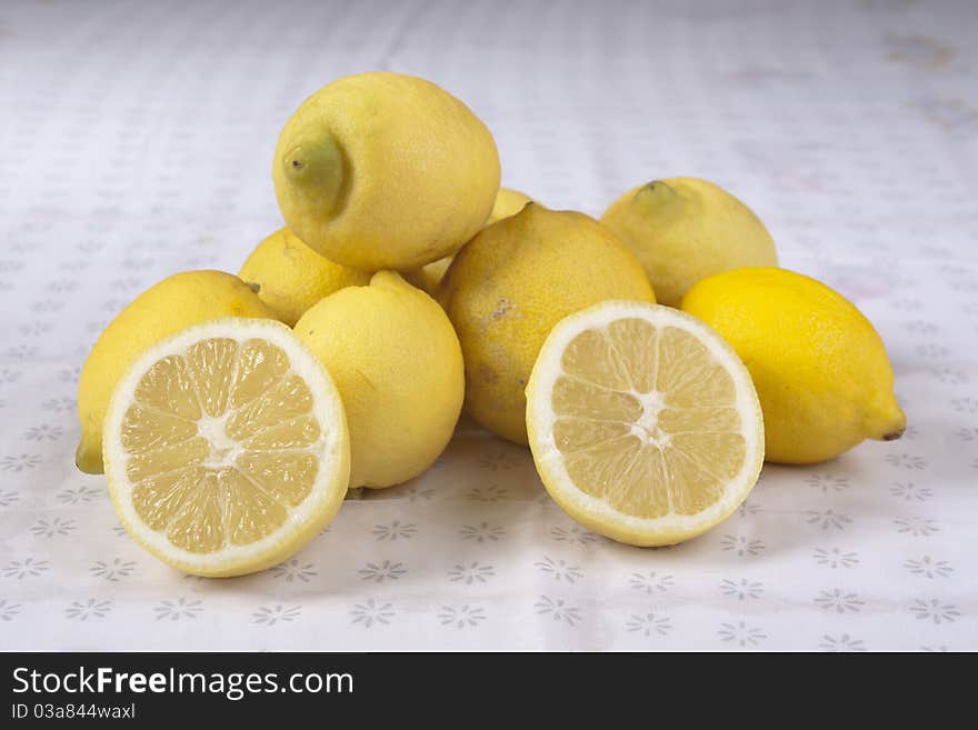 Yellow lemons