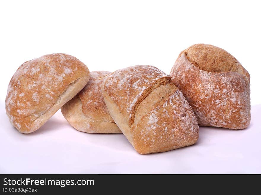 Bunch of small breads