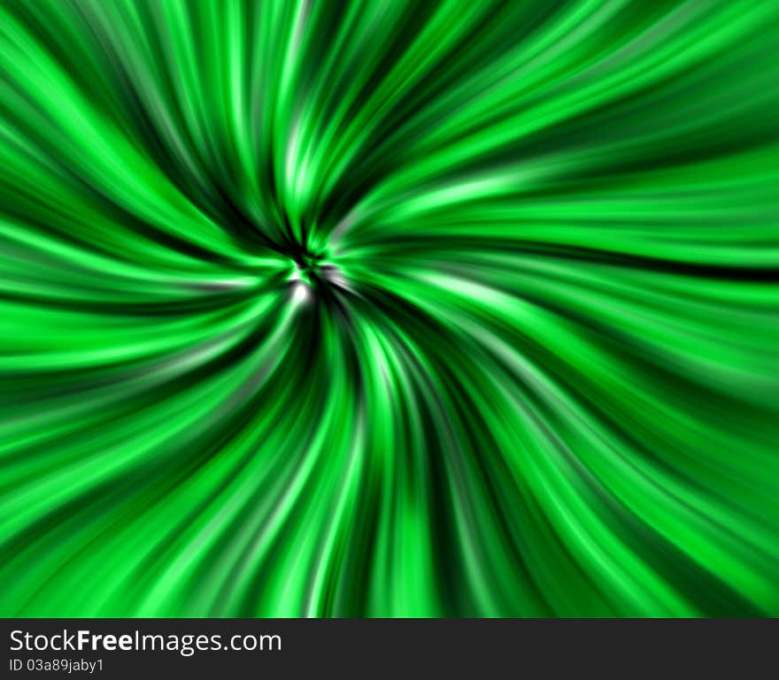 Abstract green waves background.digital computer generated.