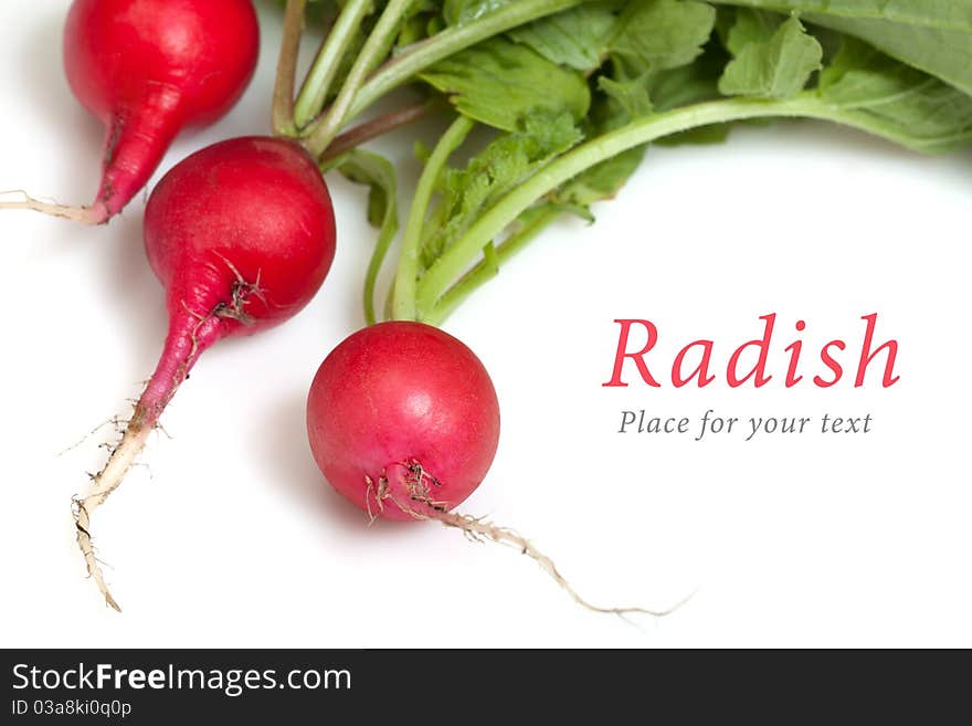 Three radishes