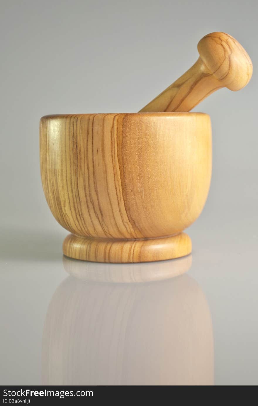 Wooden bowl