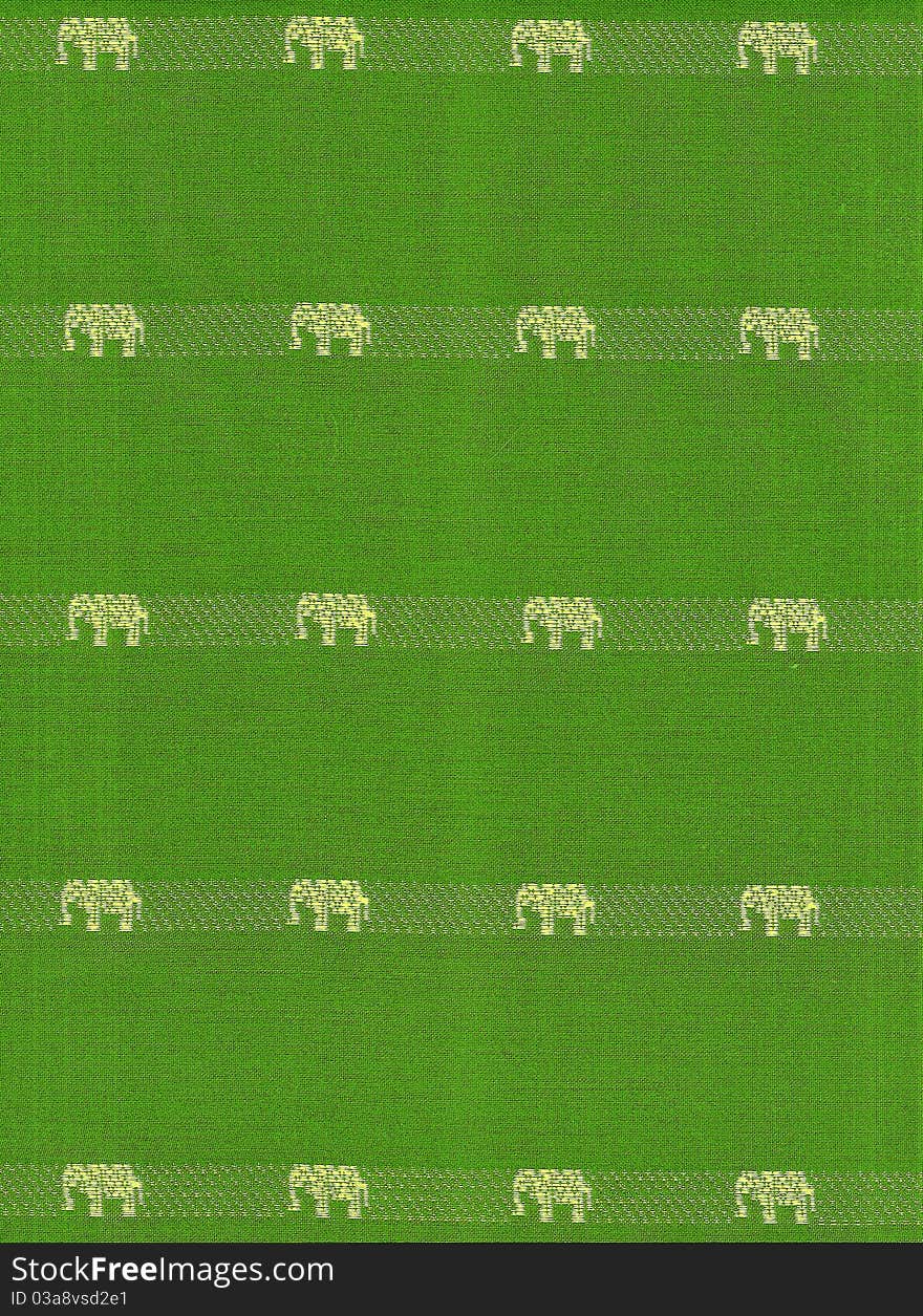 Seamless gren and golden elephants background. Seamless gren and golden elephants background