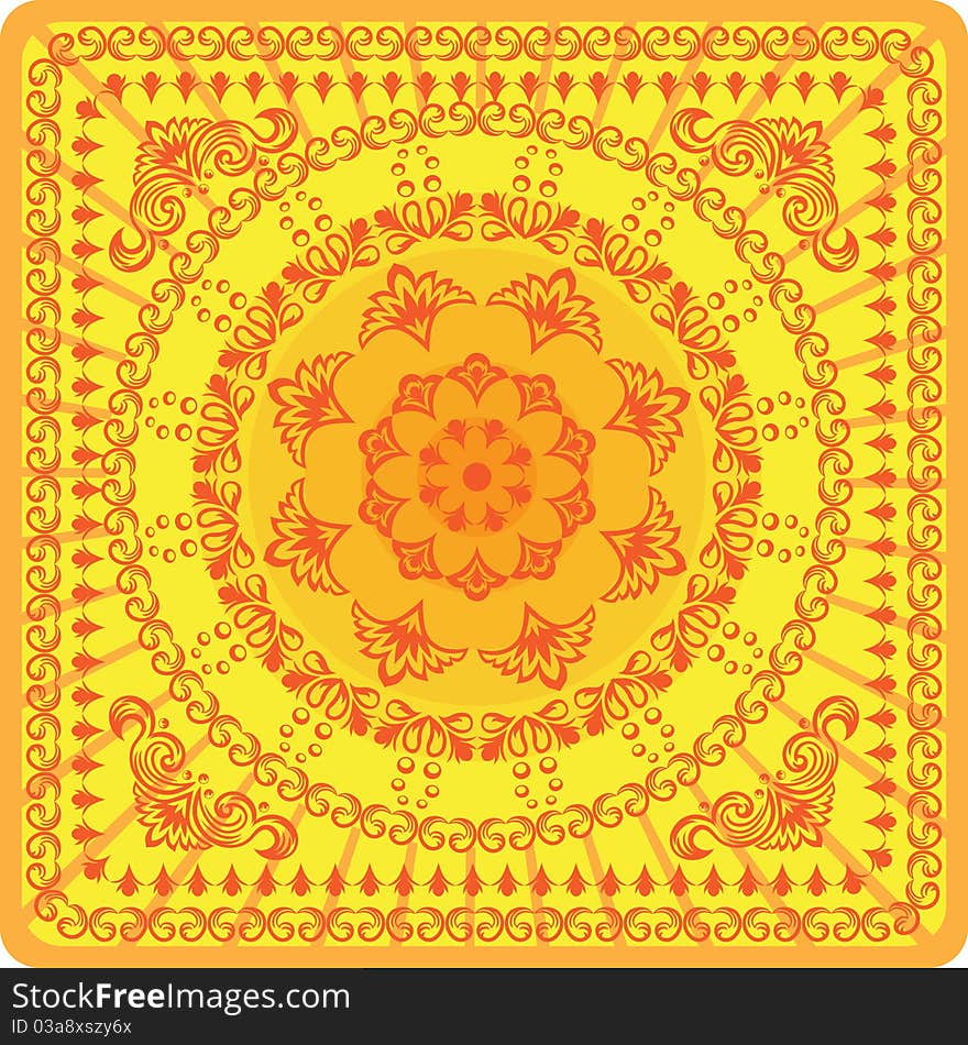 Yellow, orange background,bright colors