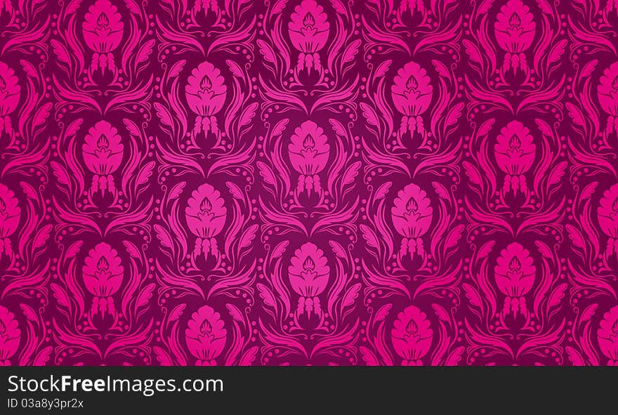 Background with ornament, Seamless patterns