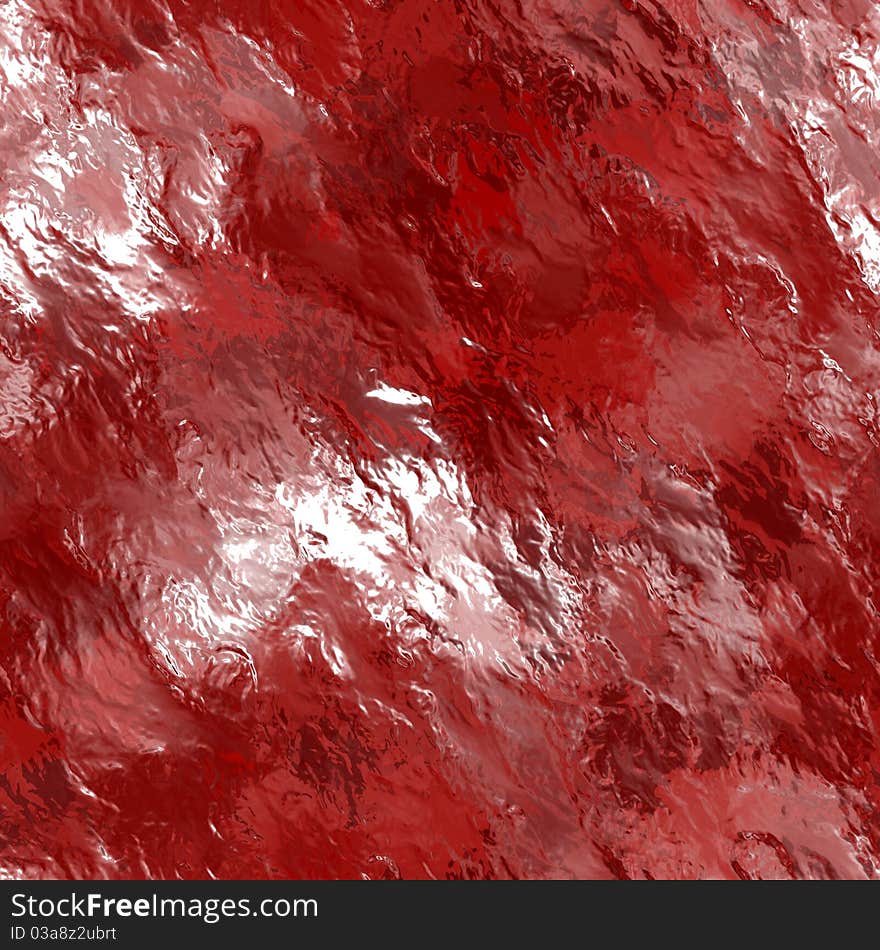 Red liquid seamless texture for background.