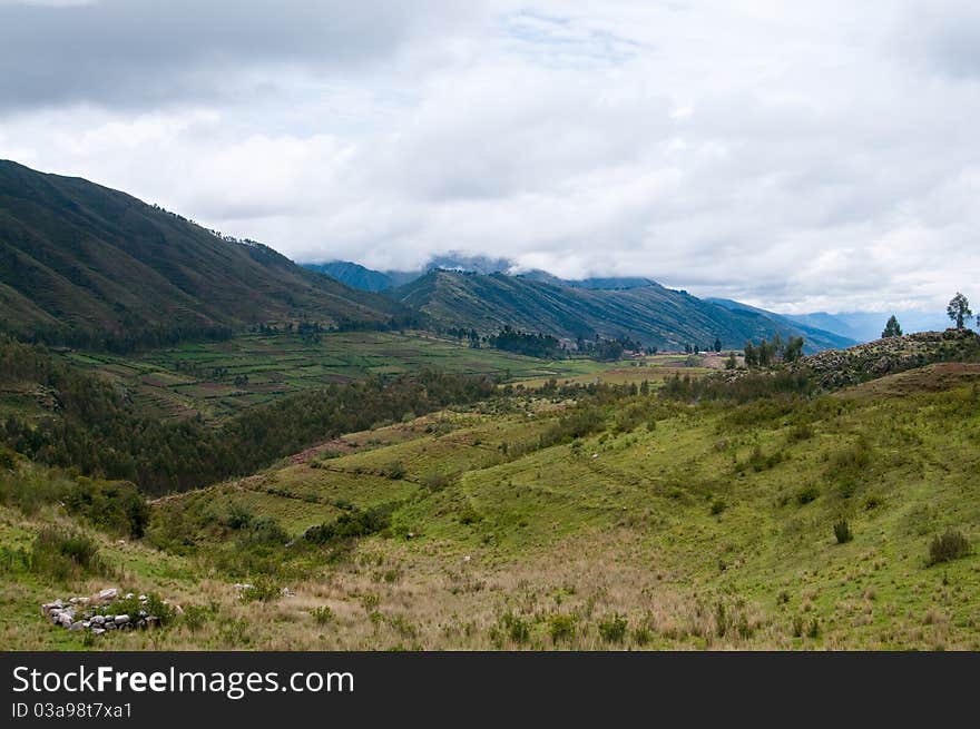 Mountain view in Peru