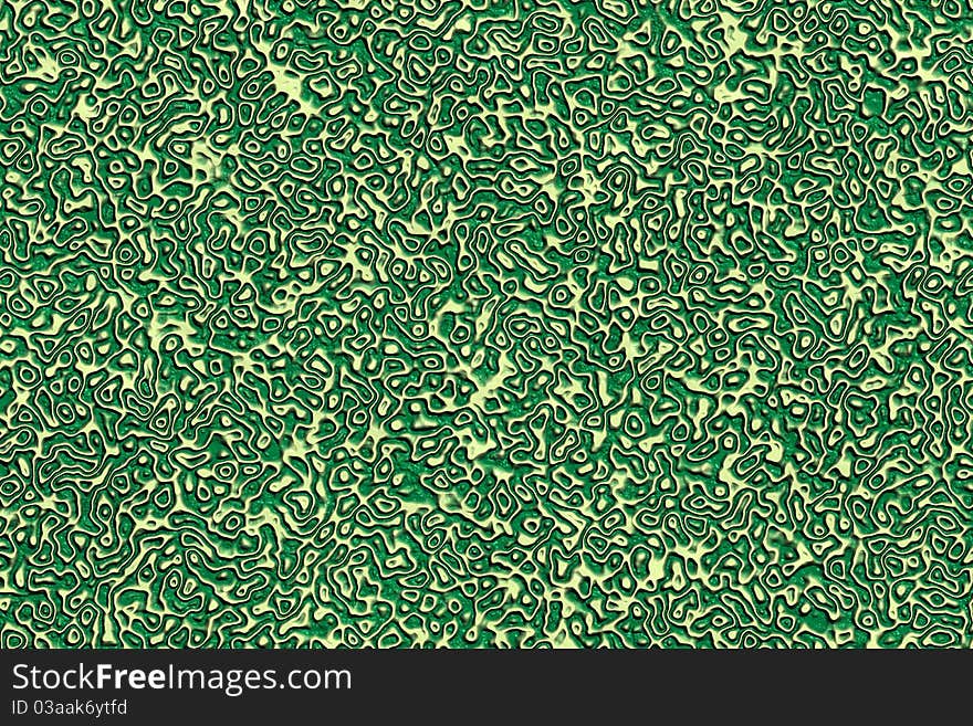 The texture of the green coral