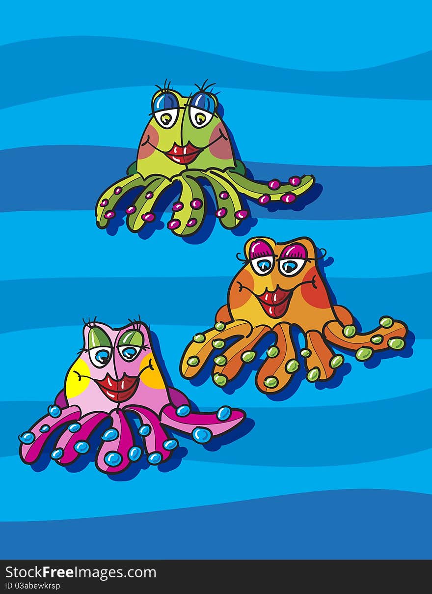 Octopus Cartoon