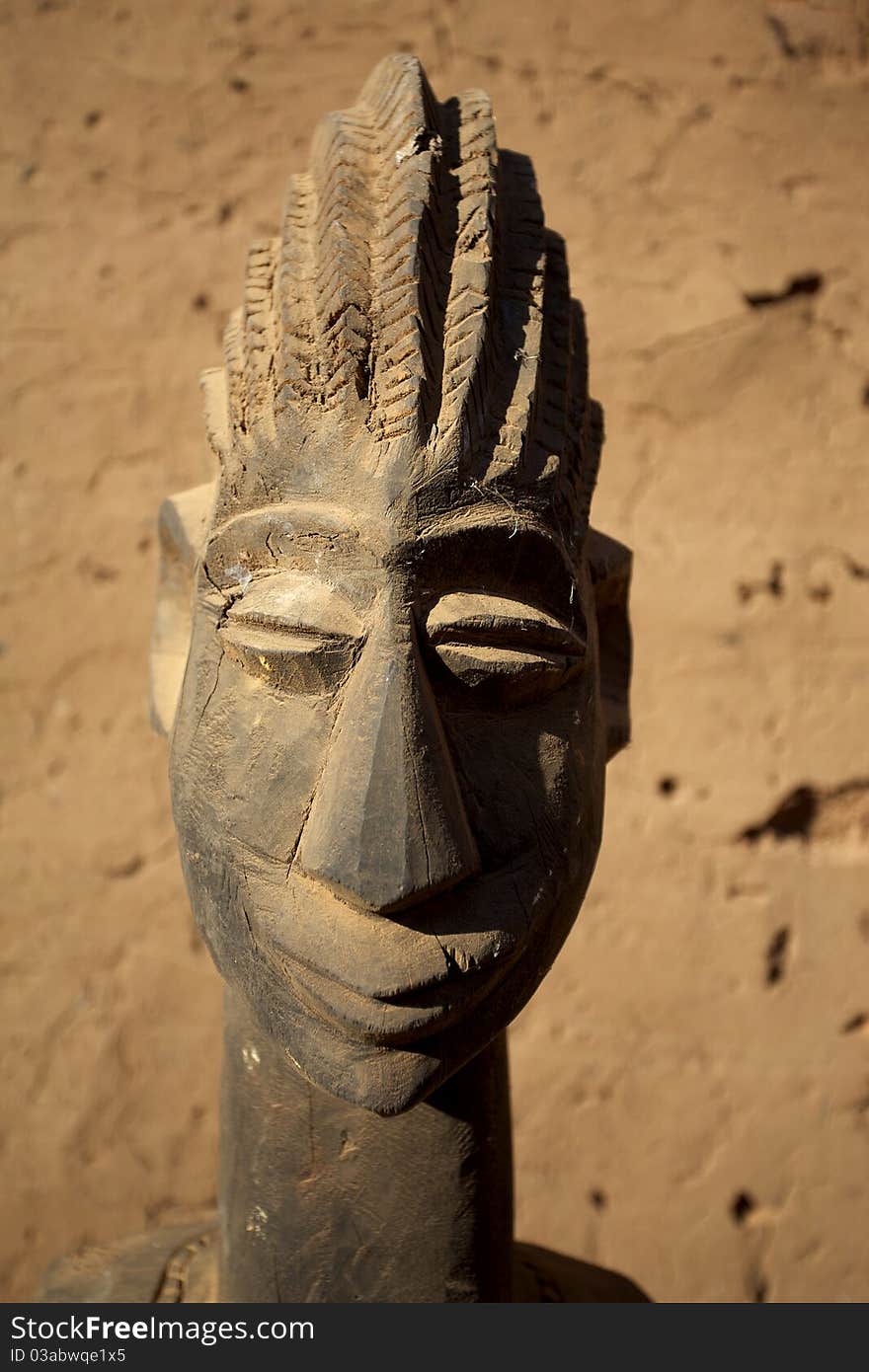 African mask found in the Dogons Land in Mali. African mask found in the Dogons Land in Mali