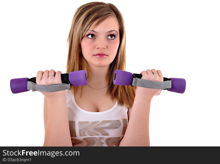 Portrait of fitness woman