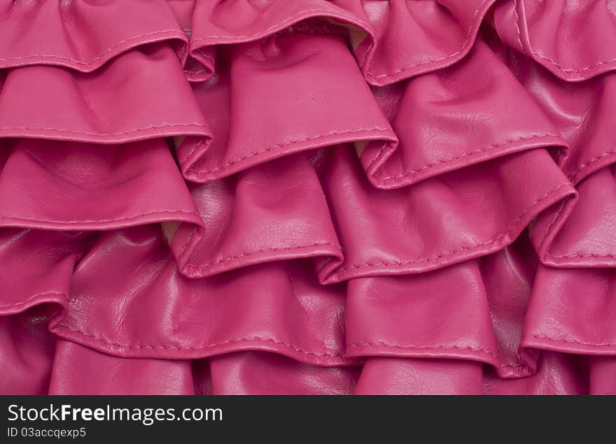 Trendy Modern Pink Ruffle Texture Background.