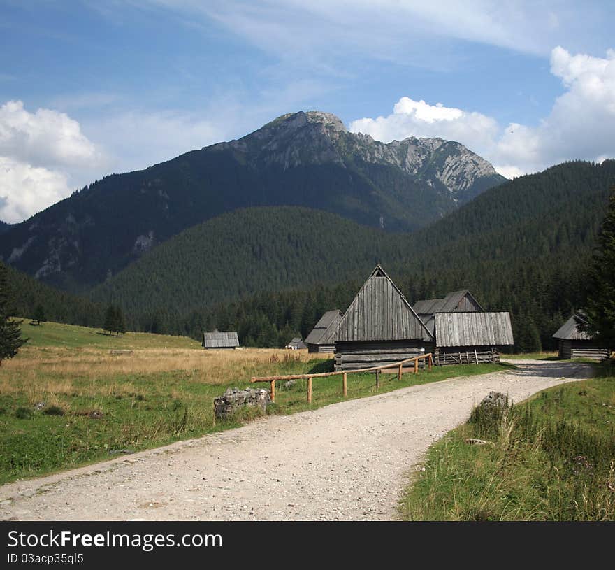 The home in Tatry mountains