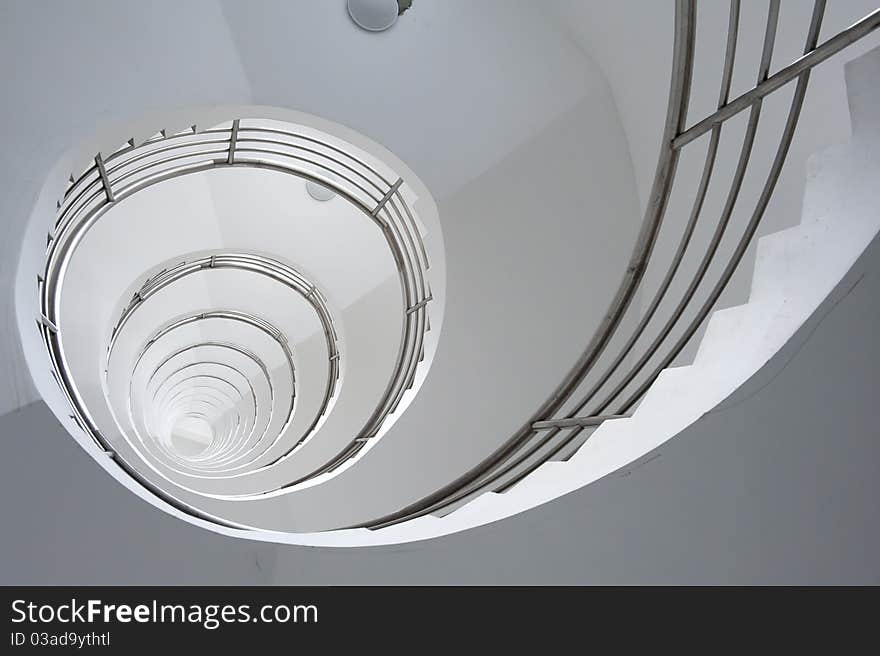 Winding staircase