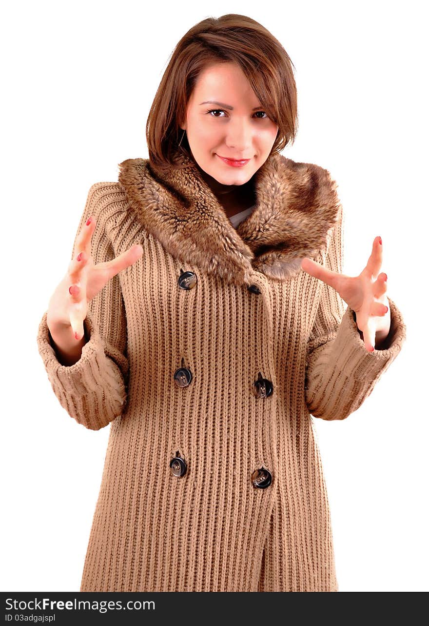 Portrait of happy smiling woman