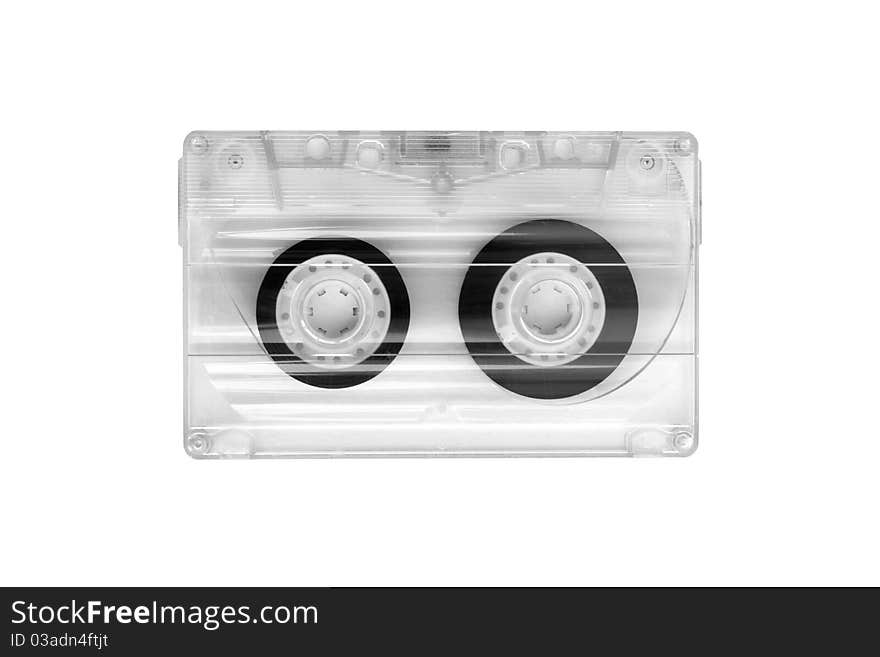 Old transparent tape cassette