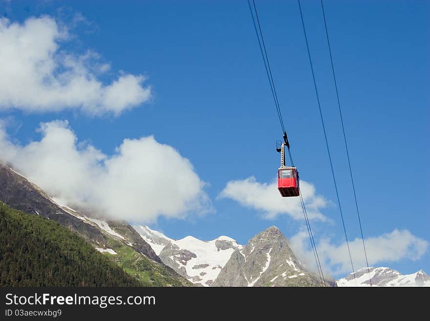 Caucasus Mountains. Dombai