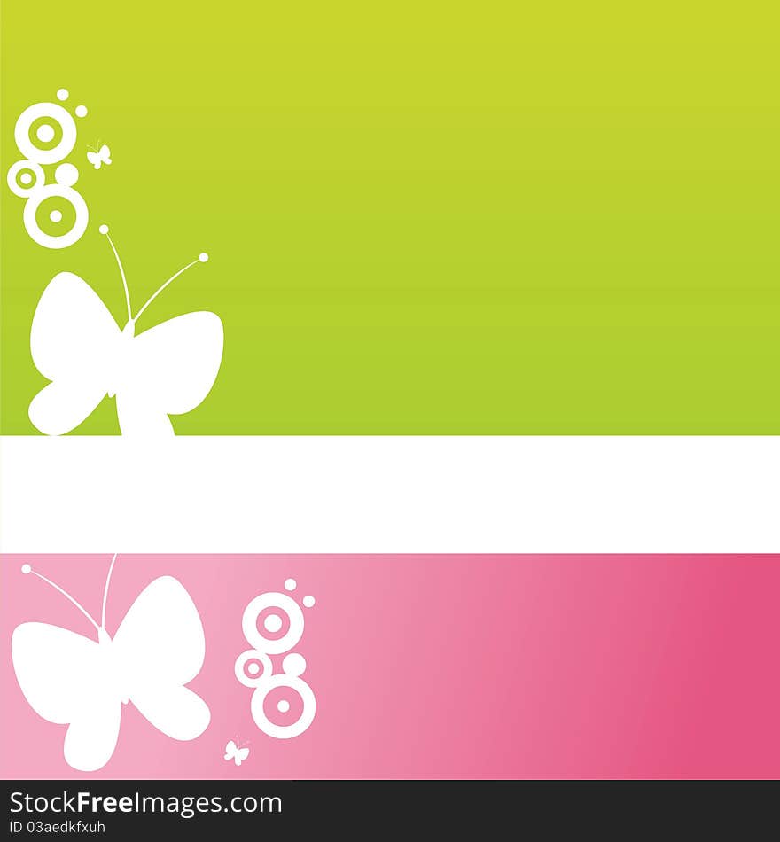 Modern Butterfly Background