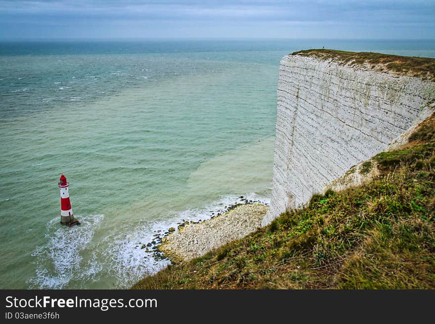 Seaside cliffs. Beautiful landscape in the summer