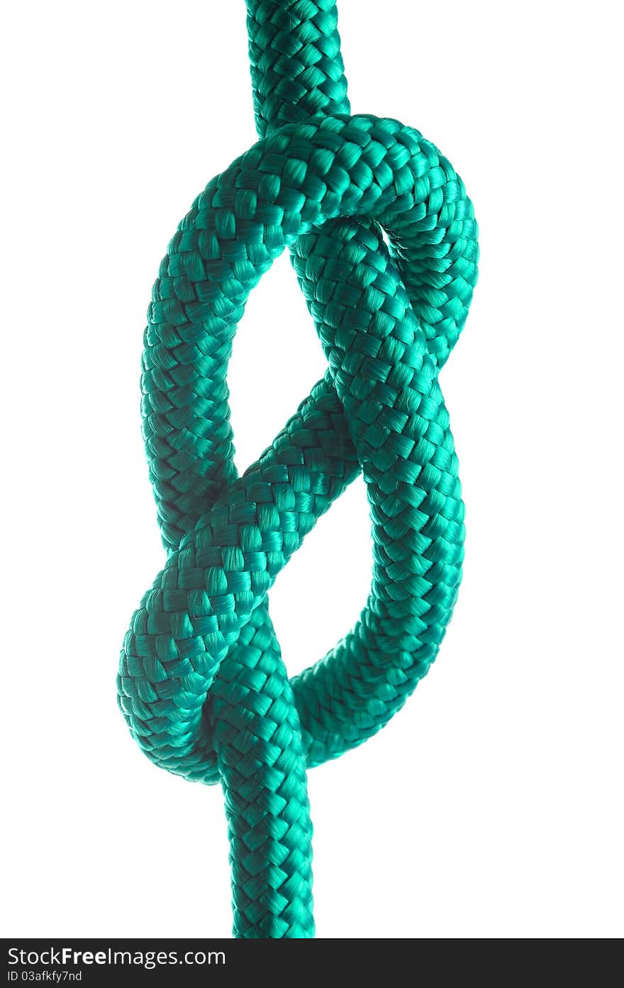 Rope with marine knot