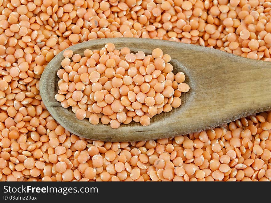 Turkish lentil macro photography background