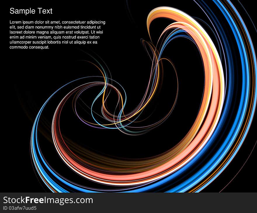 Dynamic interplay of lines on the subject of modern technologies, communications, progress, motion, flexibility and speed. Dynamic interplay of lines on the subject of modern technologies, communications, progress, motion, flexibility and speed