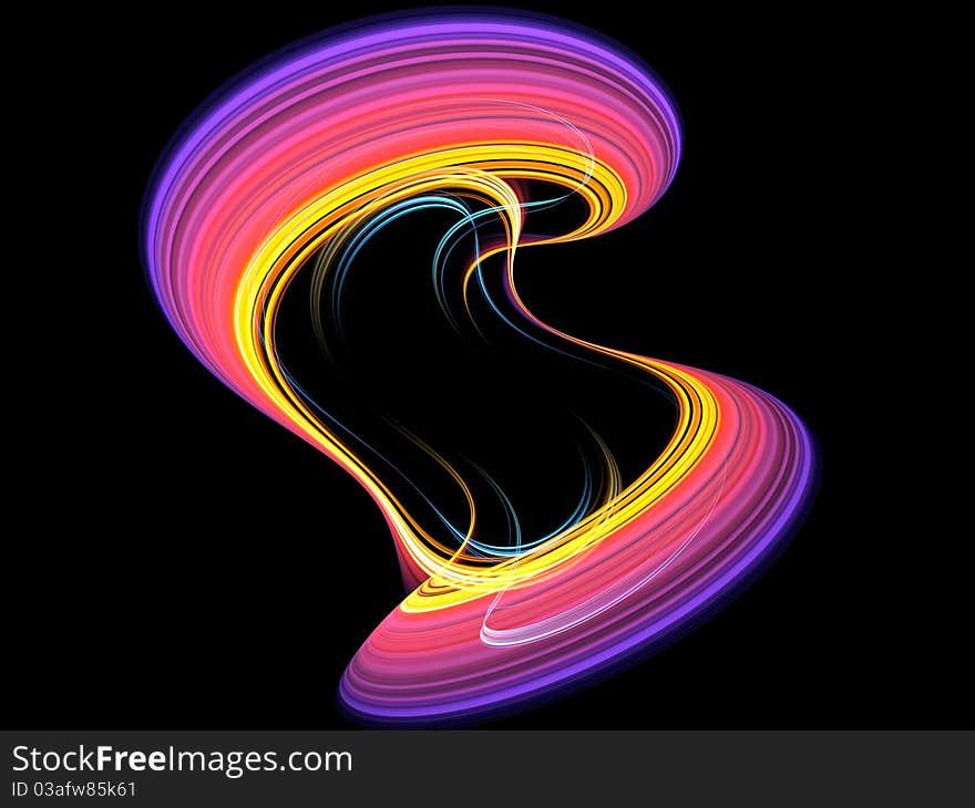 Three Dimensional Swirl Abstract