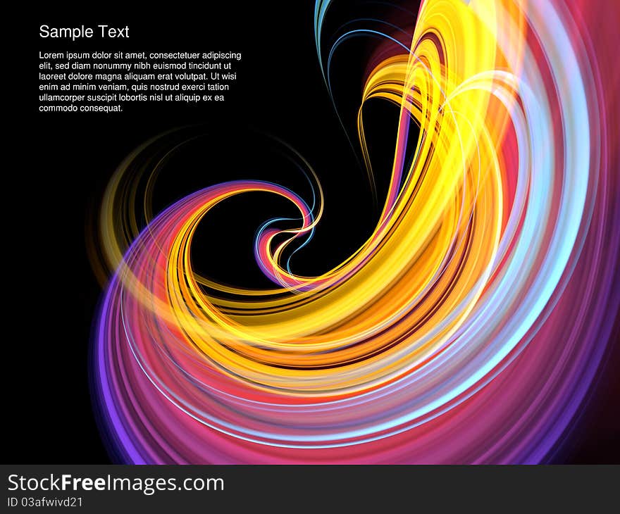 Dynamic interplay of lines on the subject of modern technologies, communications, progress, motion, flexibility and speed. Dynamic interplay of lines on the subject of modern technologies, communications, progress, motion, flexibility and speed