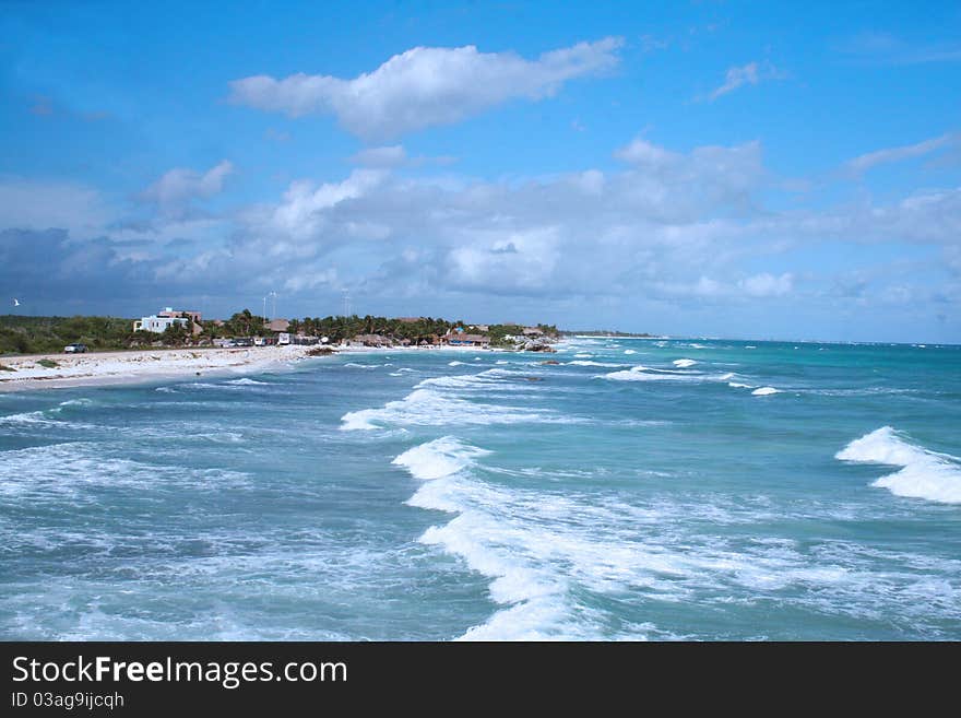 Holiday Resort in Tulum - Mexico, South of Cancun. Holiday Resort in Tulum - Mexico, South of Cancun