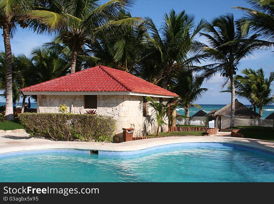 Holiday Resort with pool in Tulum Beach - Mexico