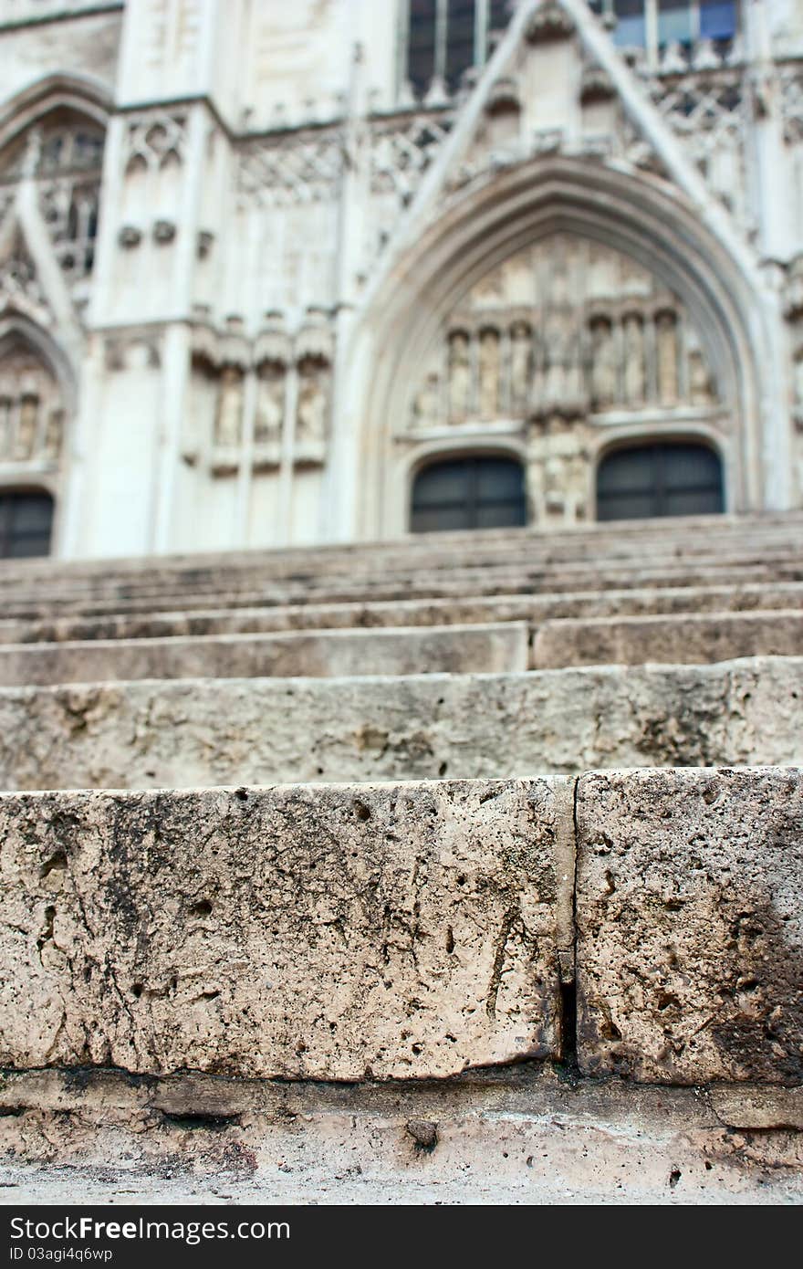 Stairs Near Cathedral Of St. Michael