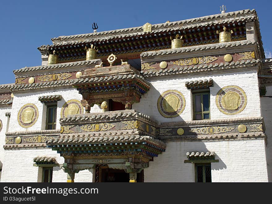 Buddhist Temple In Mongolia