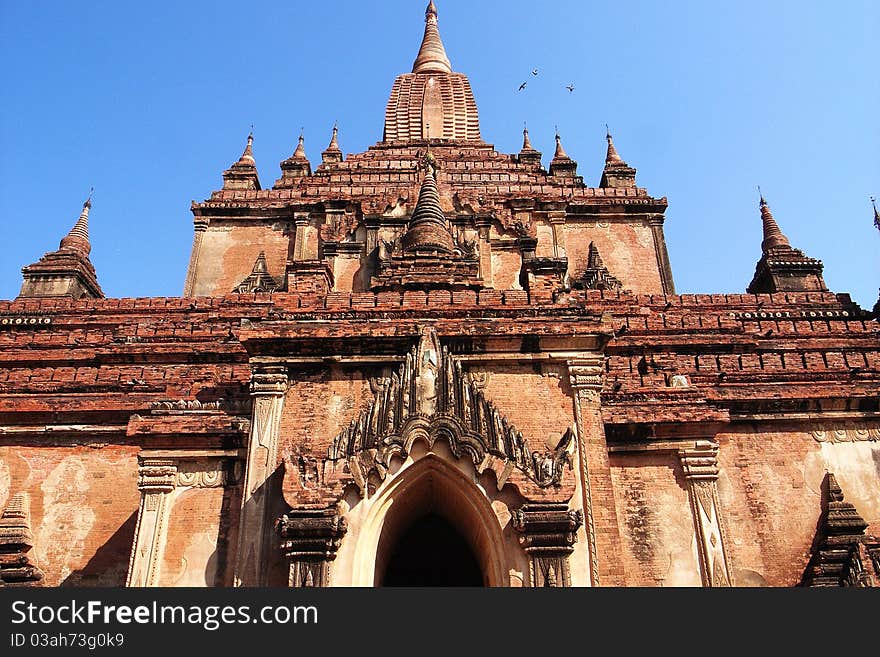 Historical monastery in Myanmar