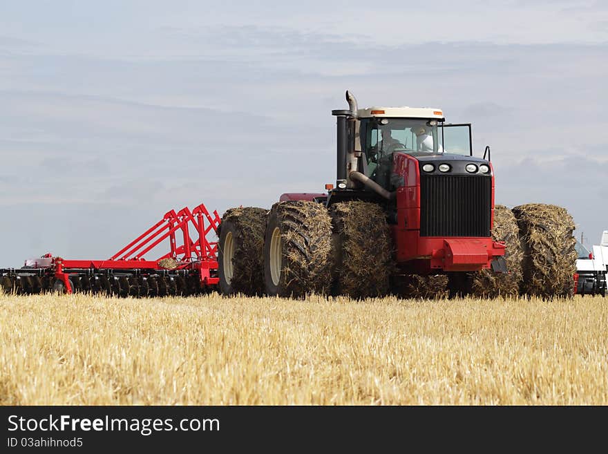 Tractor In Field