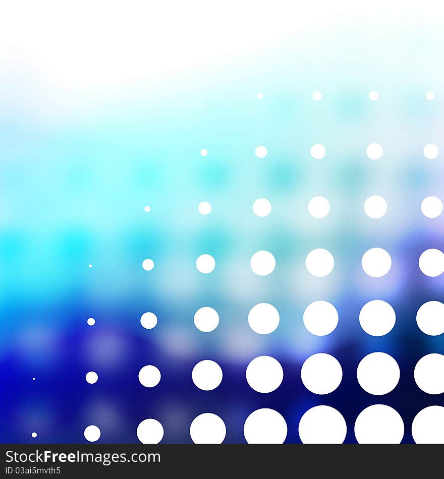 Abstract background with circles and dots pattern