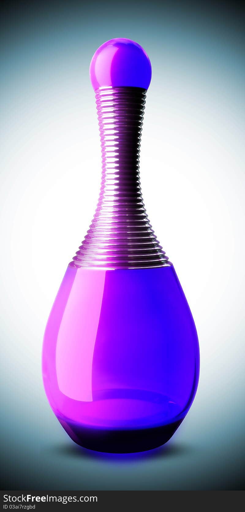 Elegant perfume bottle with nice background