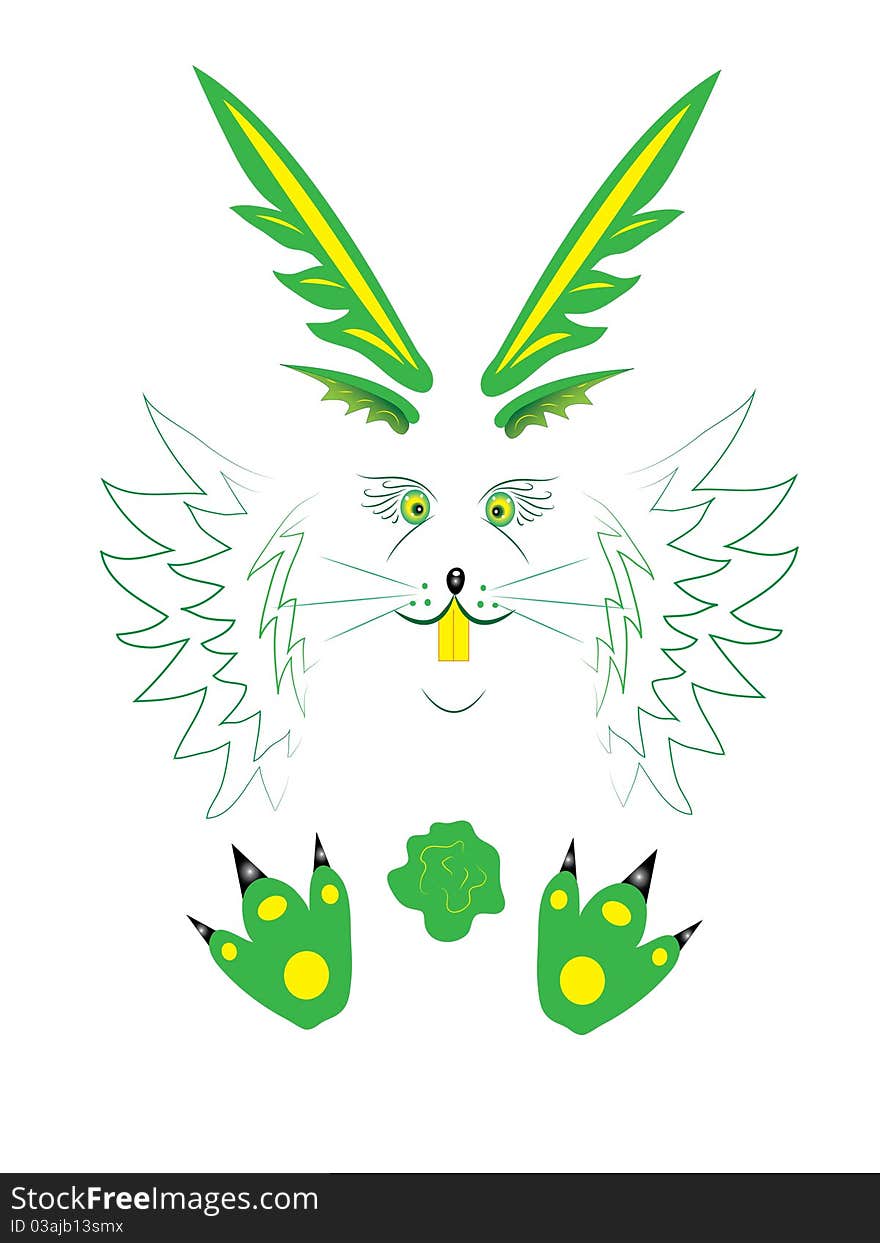 Green hare.