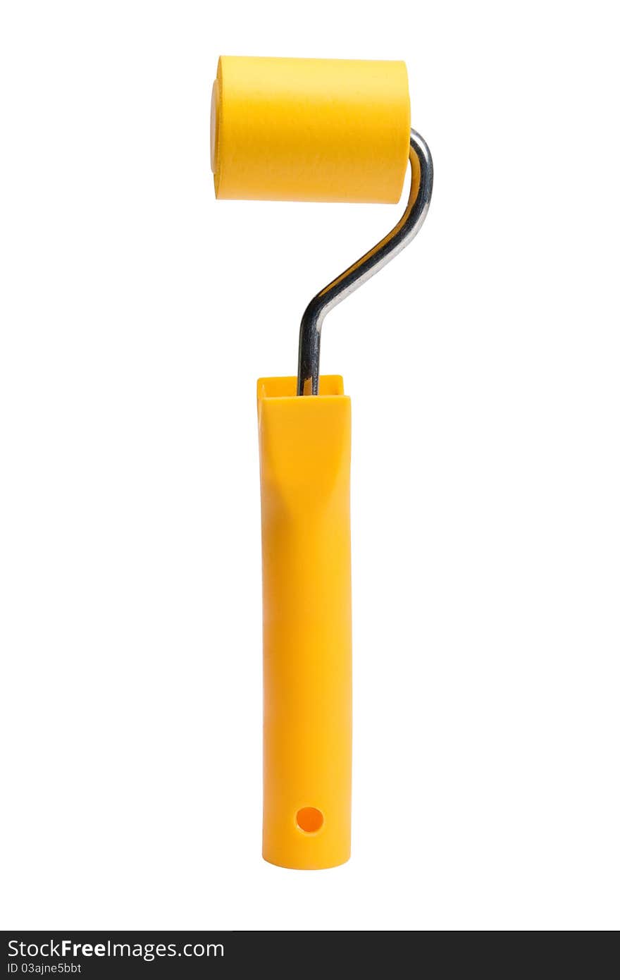 Paint roller, isolated