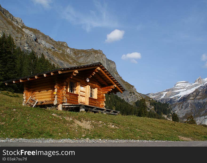 The house in mountains