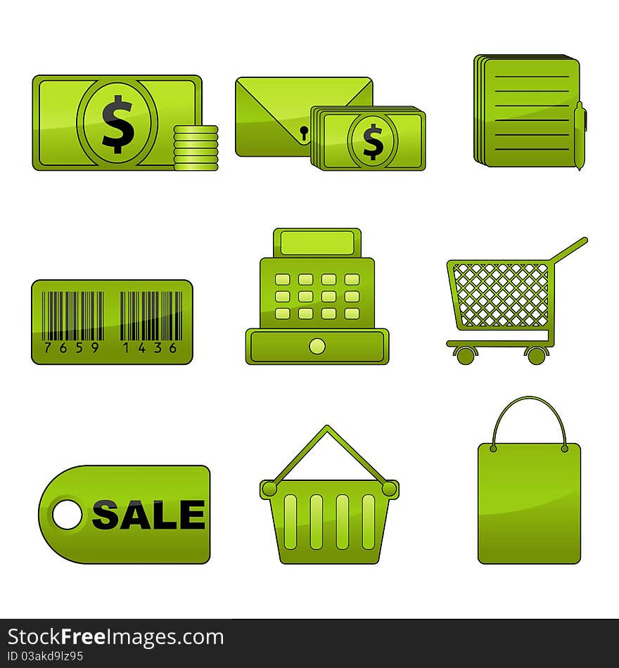 Shopping Icon Set